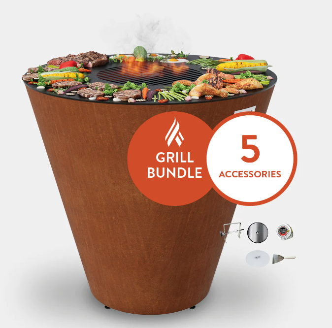 The Arteflame One Series 40" Grill Chef Max Bundle + 5 accessories