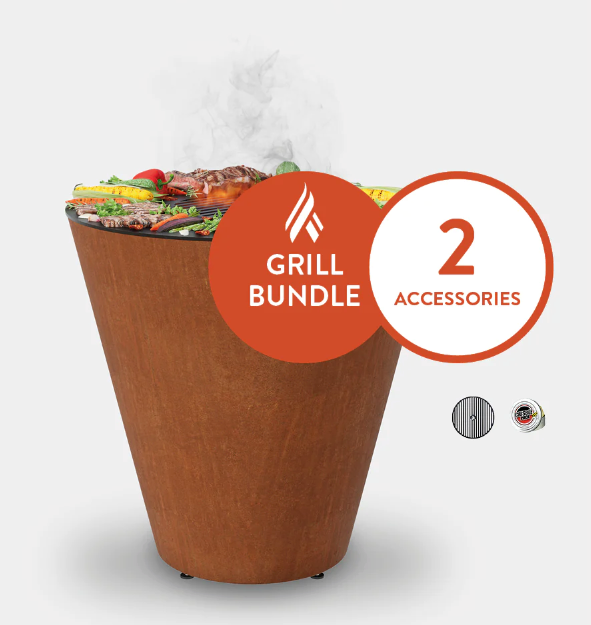 The Arteflame One Series 30" Grill Chef Max Bundle + 2 accessories