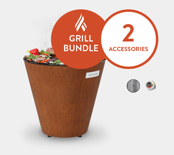 The Arteflame One Series 20" Grill Chef Max Bundle + 2 accessories