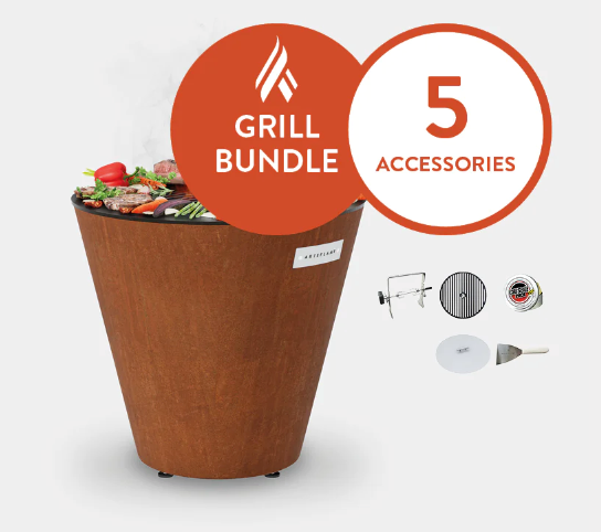 The Arteflame One Series 20" Grill Chef Max Bundle + 5 accessories