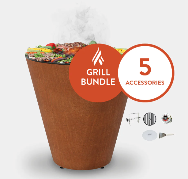 The Arteflame One Series 30" Grill Chef Max Bundle + 5 accessories