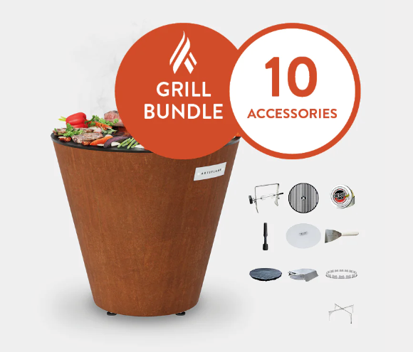 The Arteflame One Series 20" Grill Chef Max Bundle + 10 accessories
