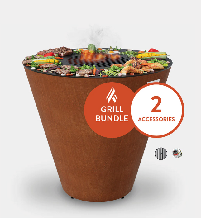 The Arteflame Park Grill for public spaces and high traffic Chef Max Bundle + 2 accessories