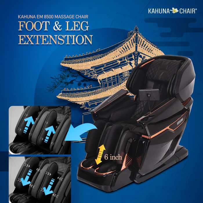 Kahuna The King’s Elite EM-8500 Massage Chair - Dark/Brown
