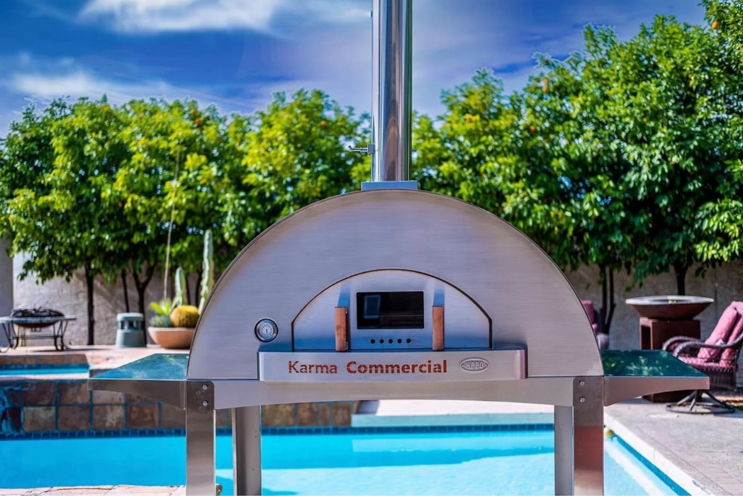 Commercial Wood Fired Oven, Karma 55 304 Stainless Steel
