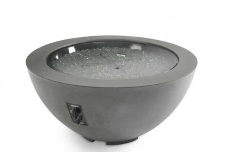 Fire Pit Bowl Midnight Mist Cove 42" Round Gas