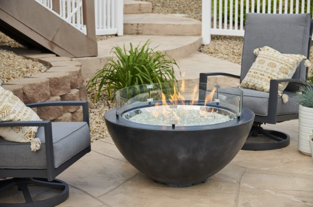 Fire Pit Bowl 30" Black Cove