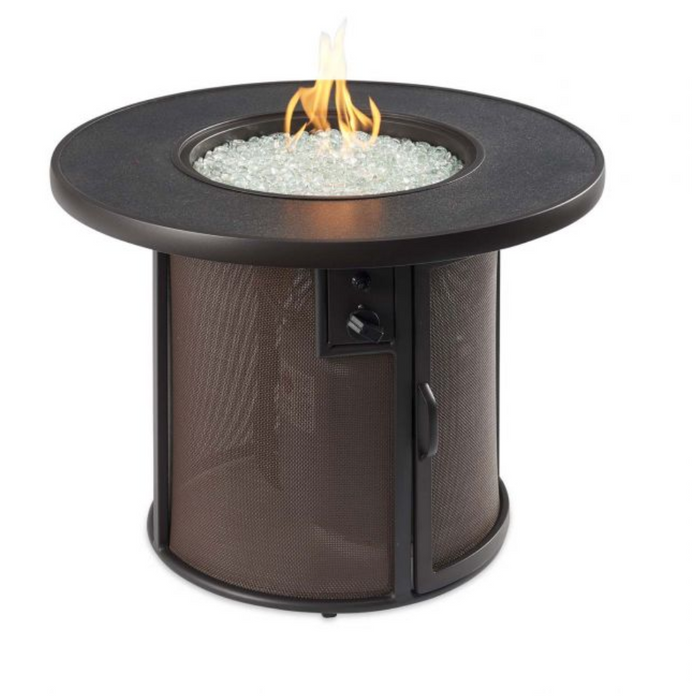 Fire Pit Table 32" Stonefire Dora Brown