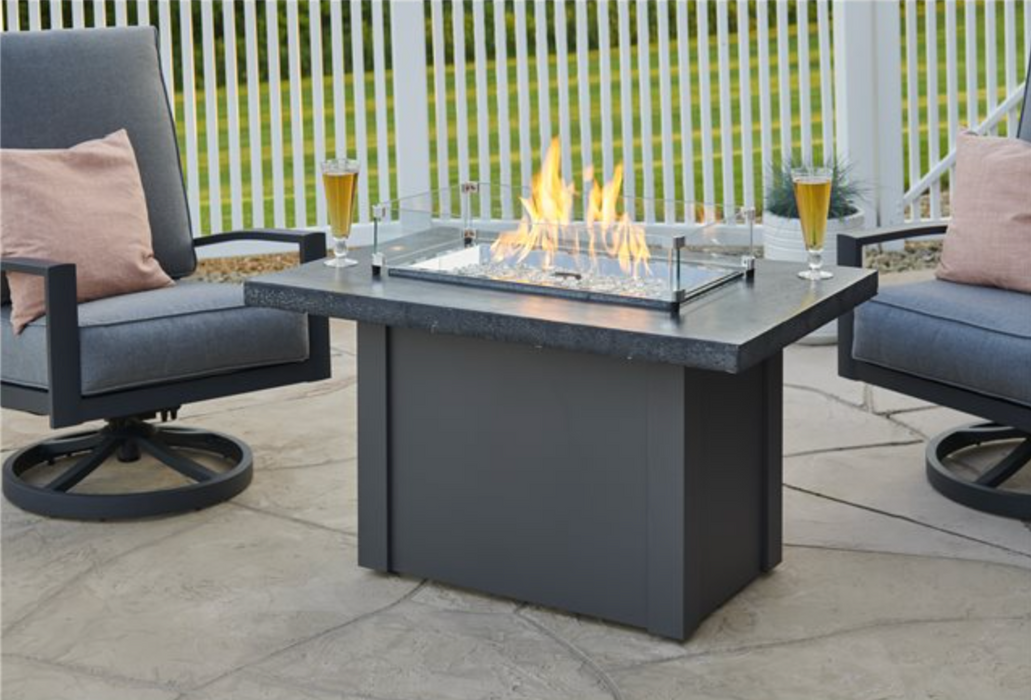 Fire Table Driftwood Havenwood Gas Rectangular
