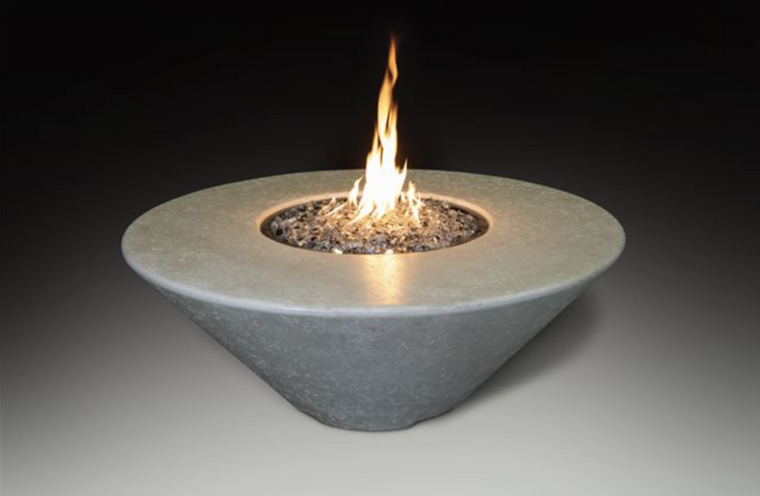 Olympus Linear Fire Pit Table - Bone