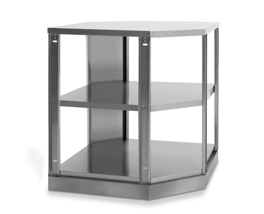 Outdoor Kitchen Stainless Steel Grove 90 Degree Corner Cabinet