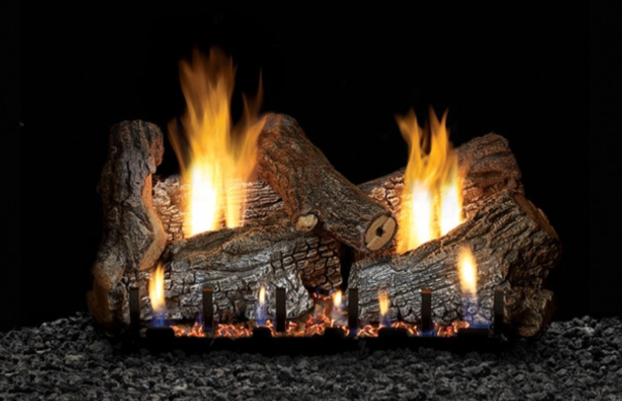24" Sassafras Log Set