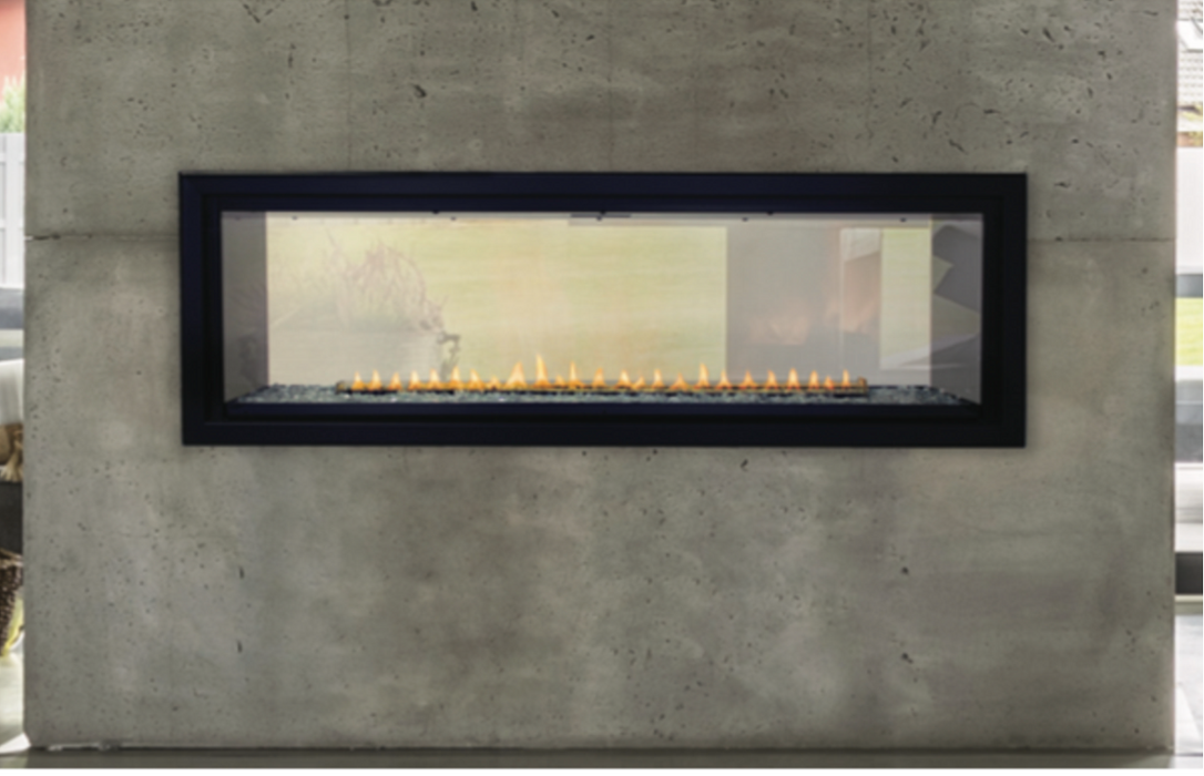 Boulevard Vent-Free Linear See-Through Natural Gas/Propane Fireplace 48"