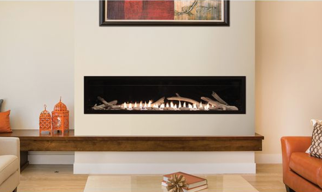 Boulevard Vent-Free Linear Natural Gas Fireplace 60"