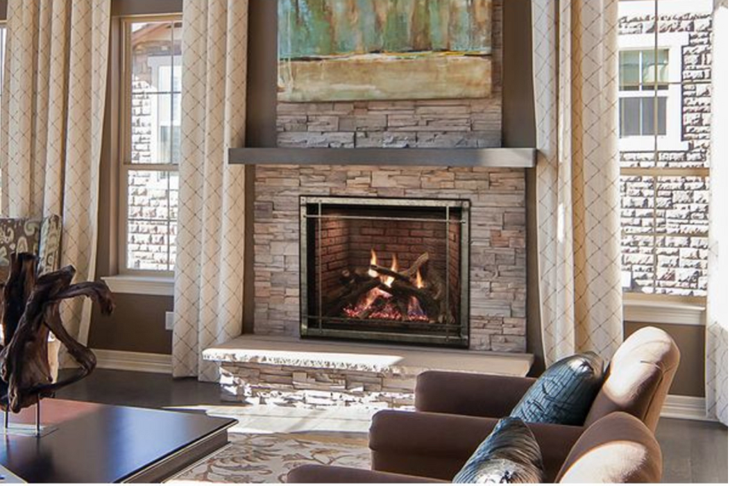 40" Rushmore DV Tru-Flame Fireplace - LP