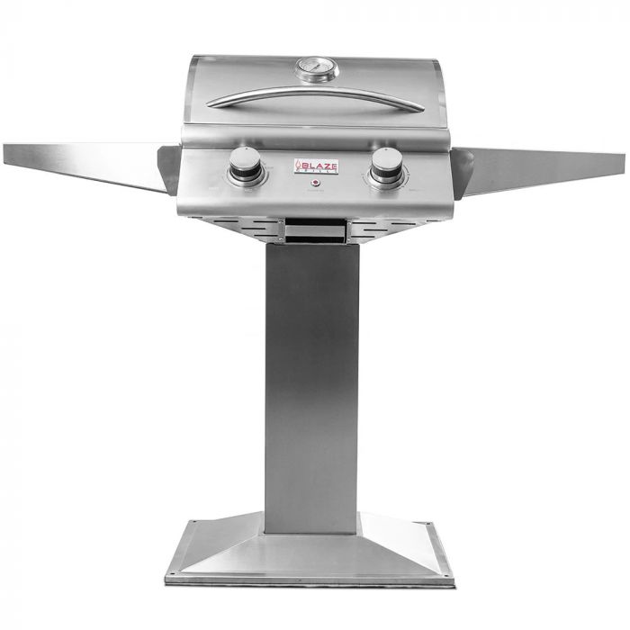 Blaze BLZ-ELEC-21 Stainless Steel Electric Grill with Pedestal, 21-inch