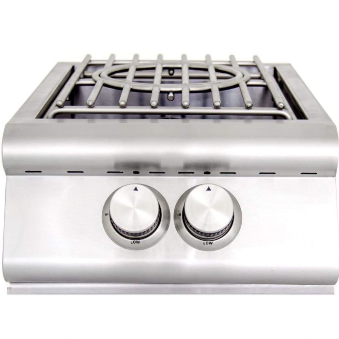 Blaze BLZ-PBLTE Built-In Power Burner with Lights, Wok Ring and Lid