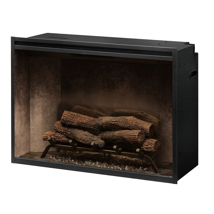 Dimplex RBF36WC Revillusion Electric Fireplace with Weathered Concrete Backer, 36-Inches