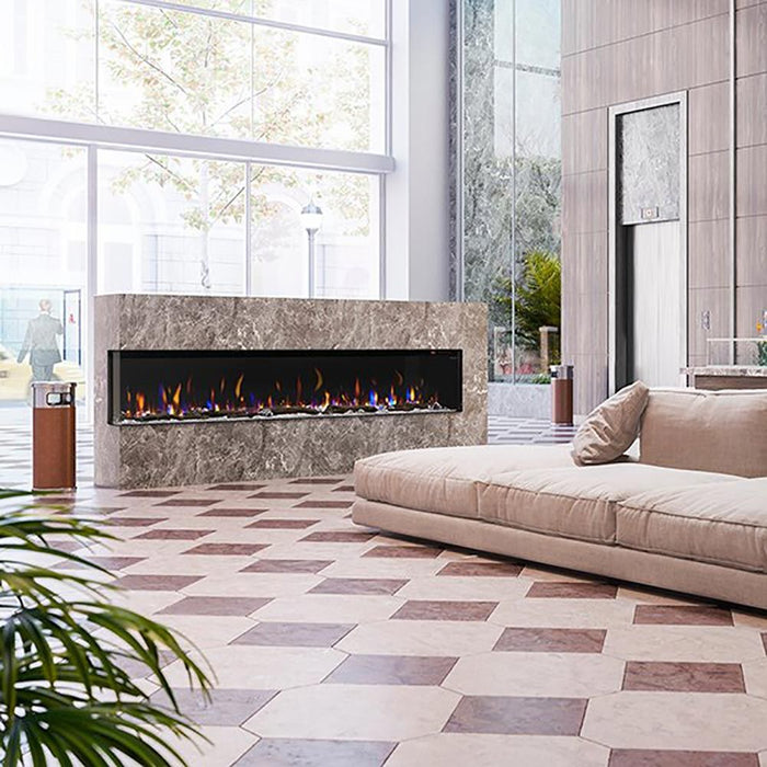 Dimplex XLF10017-XD IgniteXL Bold Deep Built-In Linear Electric Fireplace, 100-Inch