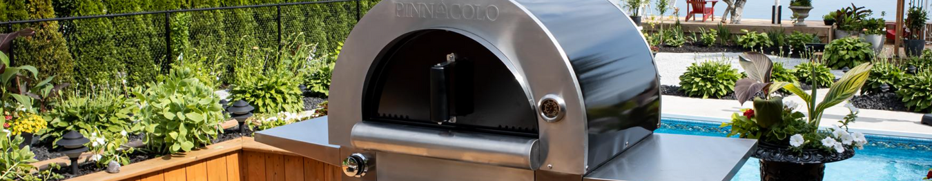 Pinnacolo Ibrido (Hybrid) Wood/Gas Outdoor Pizza Oven with Accessories