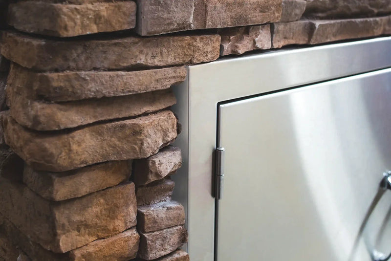 TrueFlame 45-Inch Double Access Door Masonry Frame Return (TF-DD-45M)