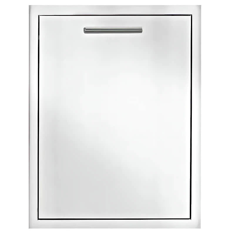 EZ Finish Systems 8 Ft Ready-To-Finish Grill Island with Blaze Premium LTE 32-Inch Grill, Refrigerator, Combo, and Trash Drawer