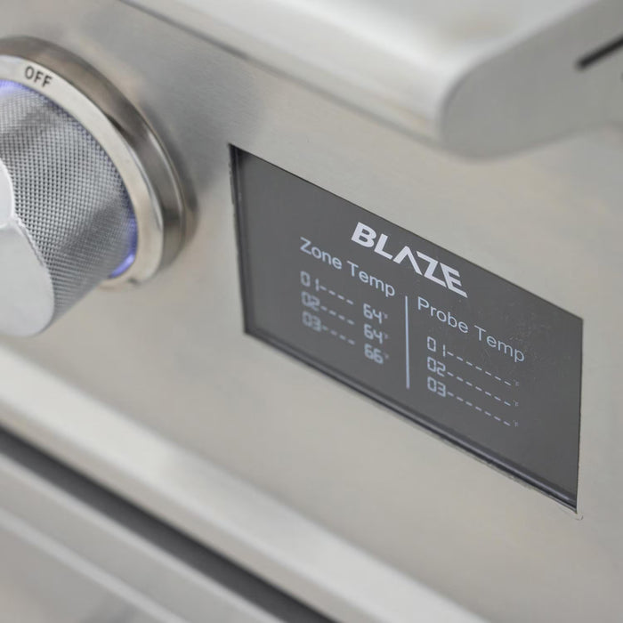Blaze Premium LTE Pro 40-Inch Built-In Gas Griddle With Lights