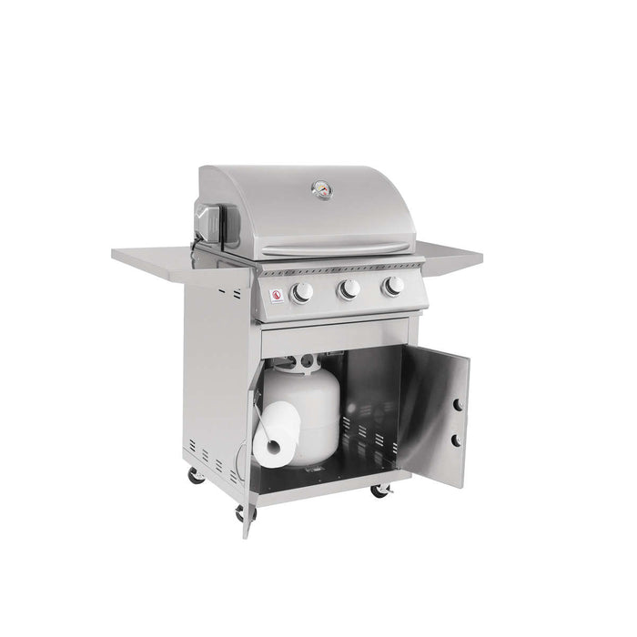 Summerset SIZ26-CART-SIZ26 Sizzler Series Gas Grill On Cart, 26-Inch