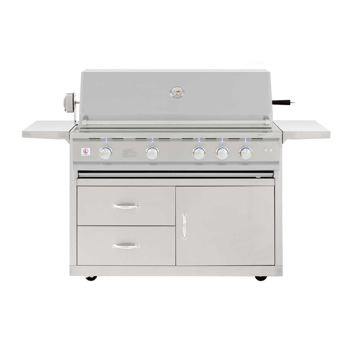 Summerset TRLD44 TRL Deluxe Series Gas Grill On Cart, 44-Inch