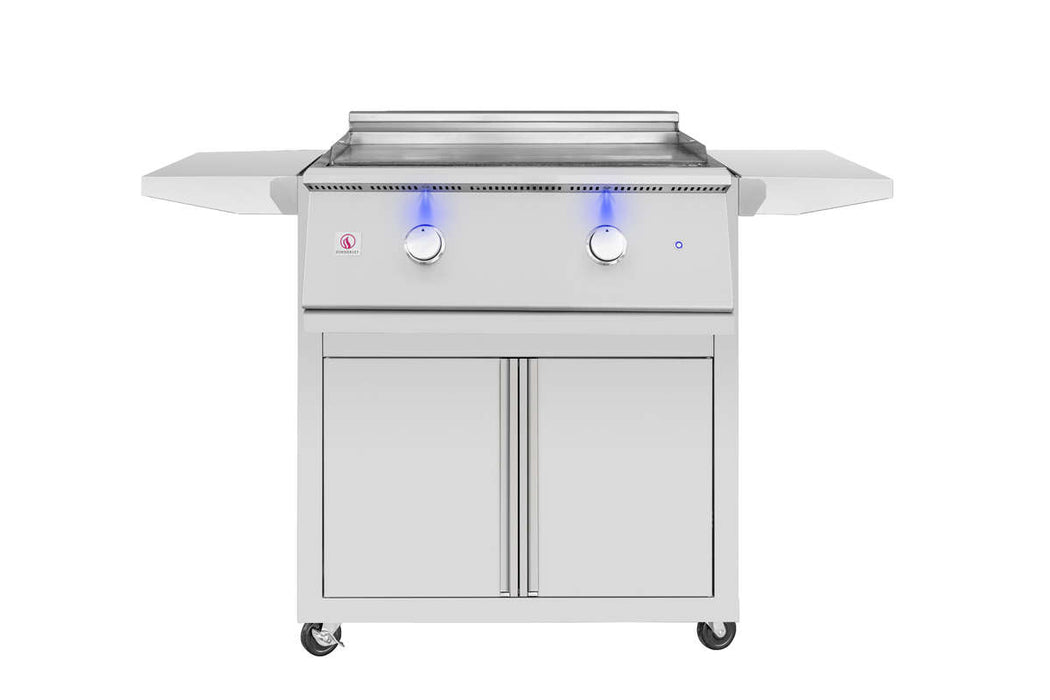 Summerset GRID30 30-Inch 2-Burner Built-In Propane + Cart