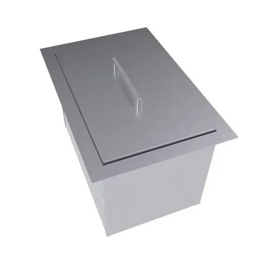 SunStone Over/Under 14″x12″ Height Single Basin Insulated Wall Ice Chest w/Cover – B-IC14