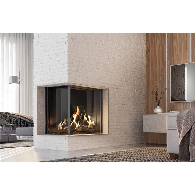 Faber FMG3726L-LP 3326 Series - Matrix Fireplace, 2 Sided Left , 37" X 26" - Propane