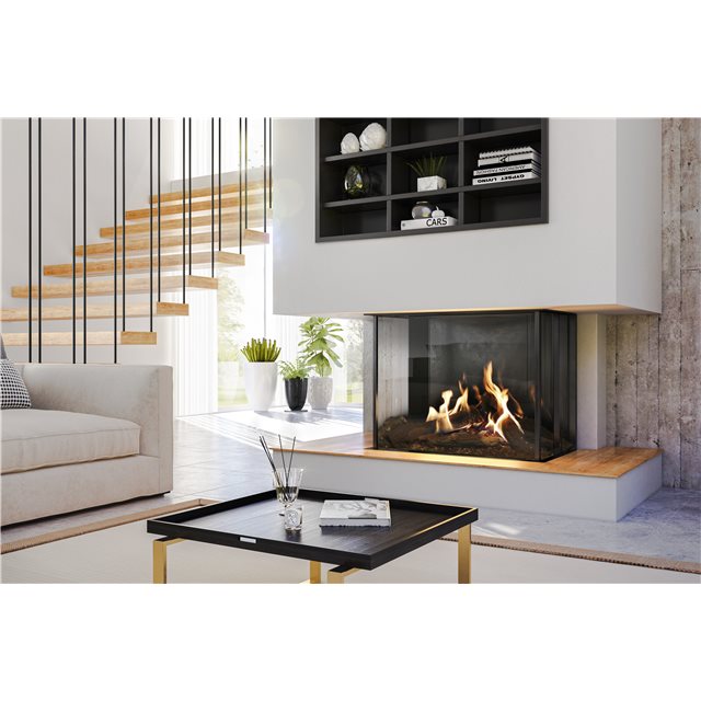 Faber FMG4126B-LP 3326 Series - Matrix Fireplace, 3 Sided Bay, 41" X 26" - Propane