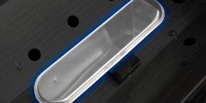 Phoenix SDBOCP 53 Inch Freestanding Liquid Propane Grill with 2 Standard Burners, 400 sq. inch Grilling Surface Size, Side Table, Stainless Steel Side Shelves in Stainless Steel