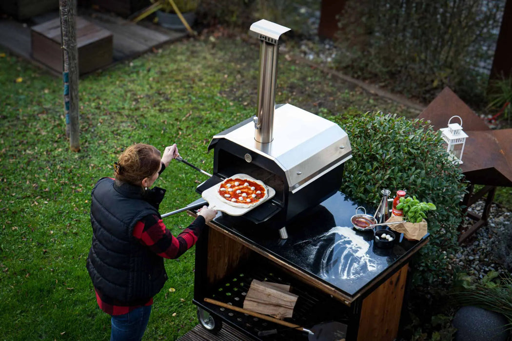 Merklinger Outdoor Kitchen Fridge Module Maria + Bobby Pizza Oven