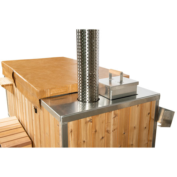 The Cascade Tub 3'x7' - Knotty Red Cedar