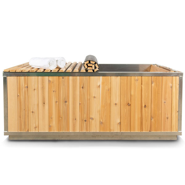 The Cascade Tub 3'x7' - Knotty Red Cedar