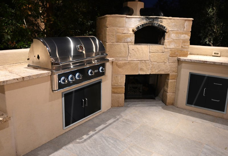 Wildfire Ranch Pro 42-in 4 Burner Black 304 SS Propane Gas Grill - WFPRO42G-BSS