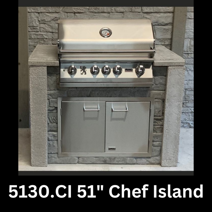 Stone Kitchen Chef Island 51''