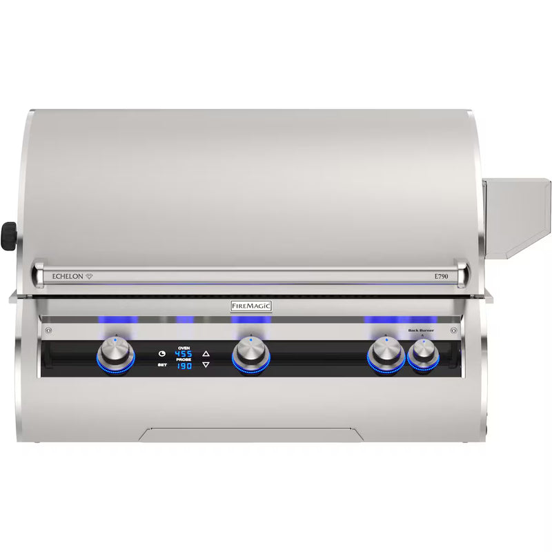 Fire Magic Echelon Diamond E790i 36-Inch Built-In Propane Grill w/ Rotisserie & Digital Thermometer