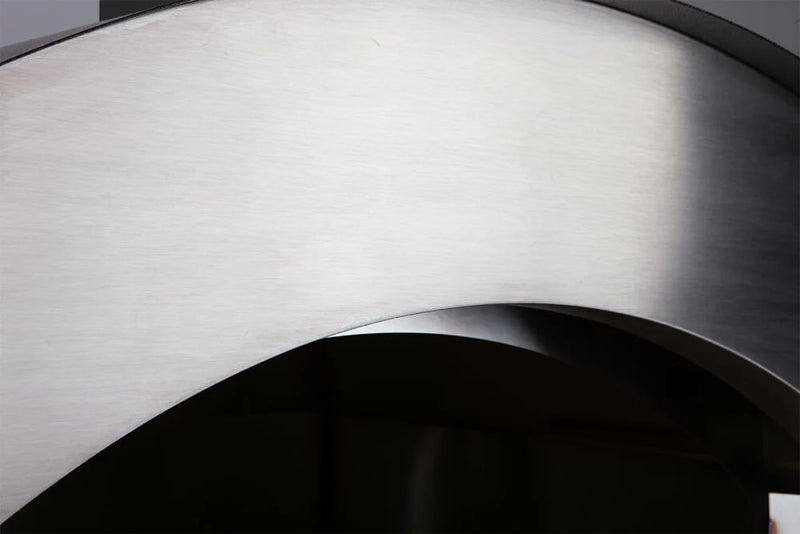 Rossofuoco NONNA LUISA Outdoor wood-fired oven with direct combustion - brown/stainless 40"