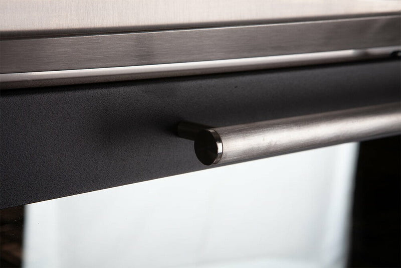 Rossofuoco SEDICINONI Outdoor wood-fired oven with separate combustion - stainless steel with Falo