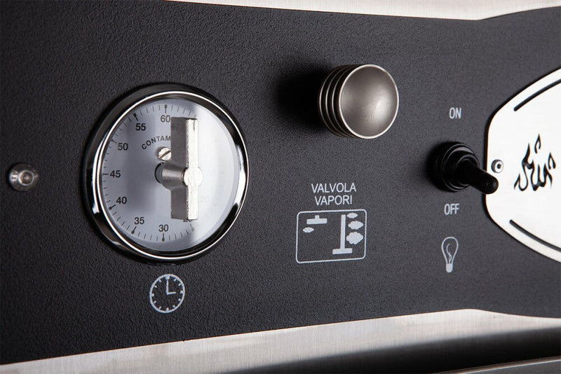 Rossofuoco SEDICINONI Outdoor wood-fired oven with separate combustion - stainless steel with Falo