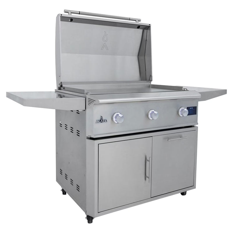 Blaze Premium LTE Pro 40-Inch Freestanding Gas Griddle With Lights