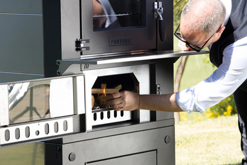 Fontana Gusto Wood-Fired Dual Chamber Oven