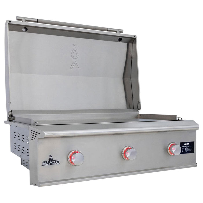Blaze Premium LTE Pro 40-Inch Built-In Gas Griddle With Lights