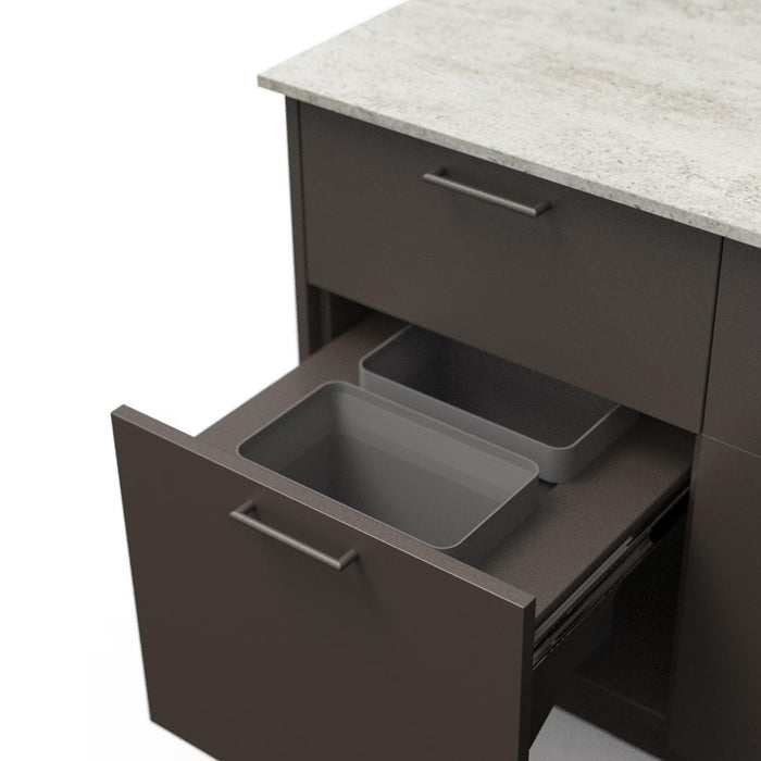 Blaze High Noon 10-Ft Outdoor Kitchen Island w/ 40-Inch Premium LTE+ Grill in Architectural Bronze w/ Aeris Countertop