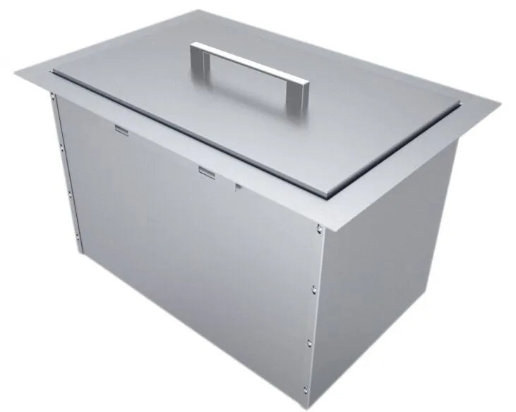 SunStone Over/Under 14″x12″ Height Single Basin Insulated Wall Ice Chest w/Cover – B-IC14