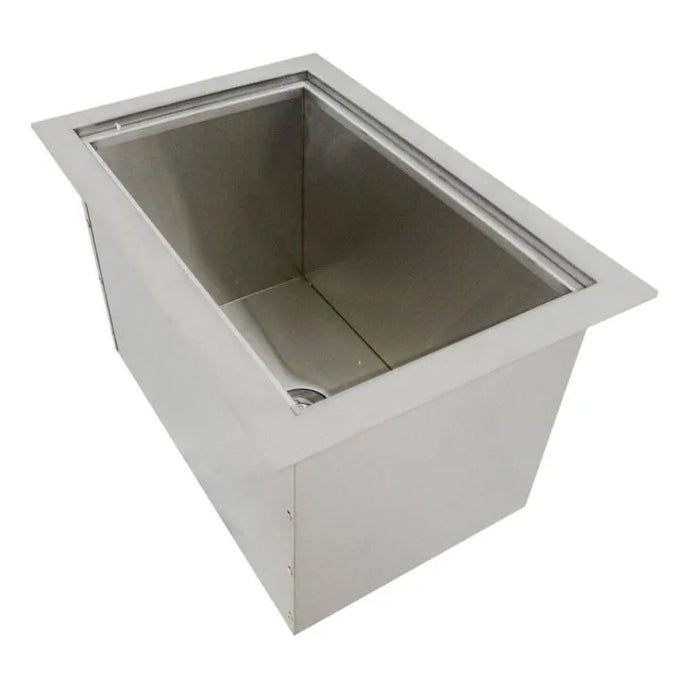 SunStone Over/Under 14″ x 12″ Height Single Basin Insulated Wall Ice Chest w/Cover – B-IC14