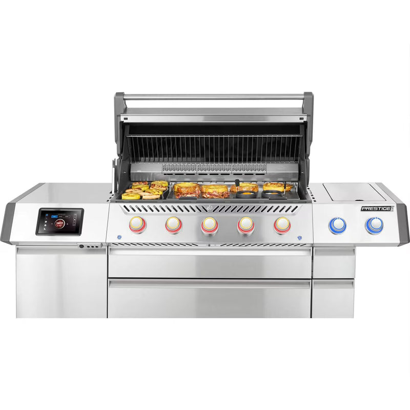 Napoleon Prestige PRO 665 Elite 5-Burner Grill w/ Smart Technology & Electric Smoker Box - PRO665VXRSIBPSS